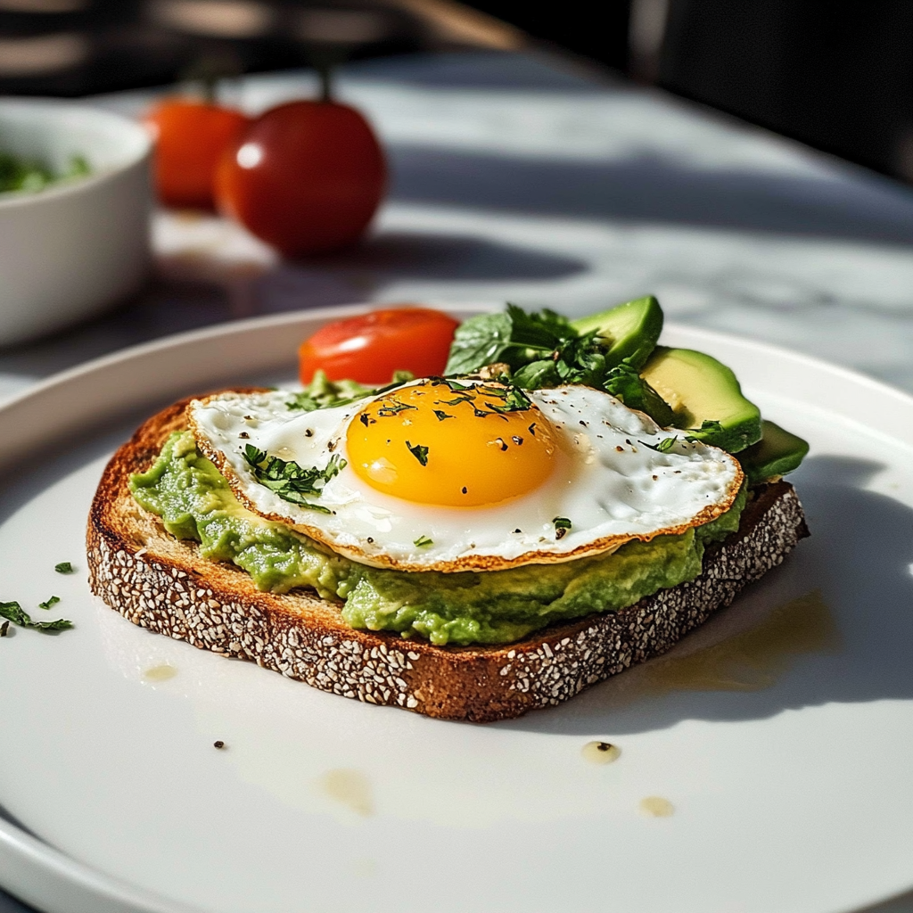 Avocado Toast with Egg Twist