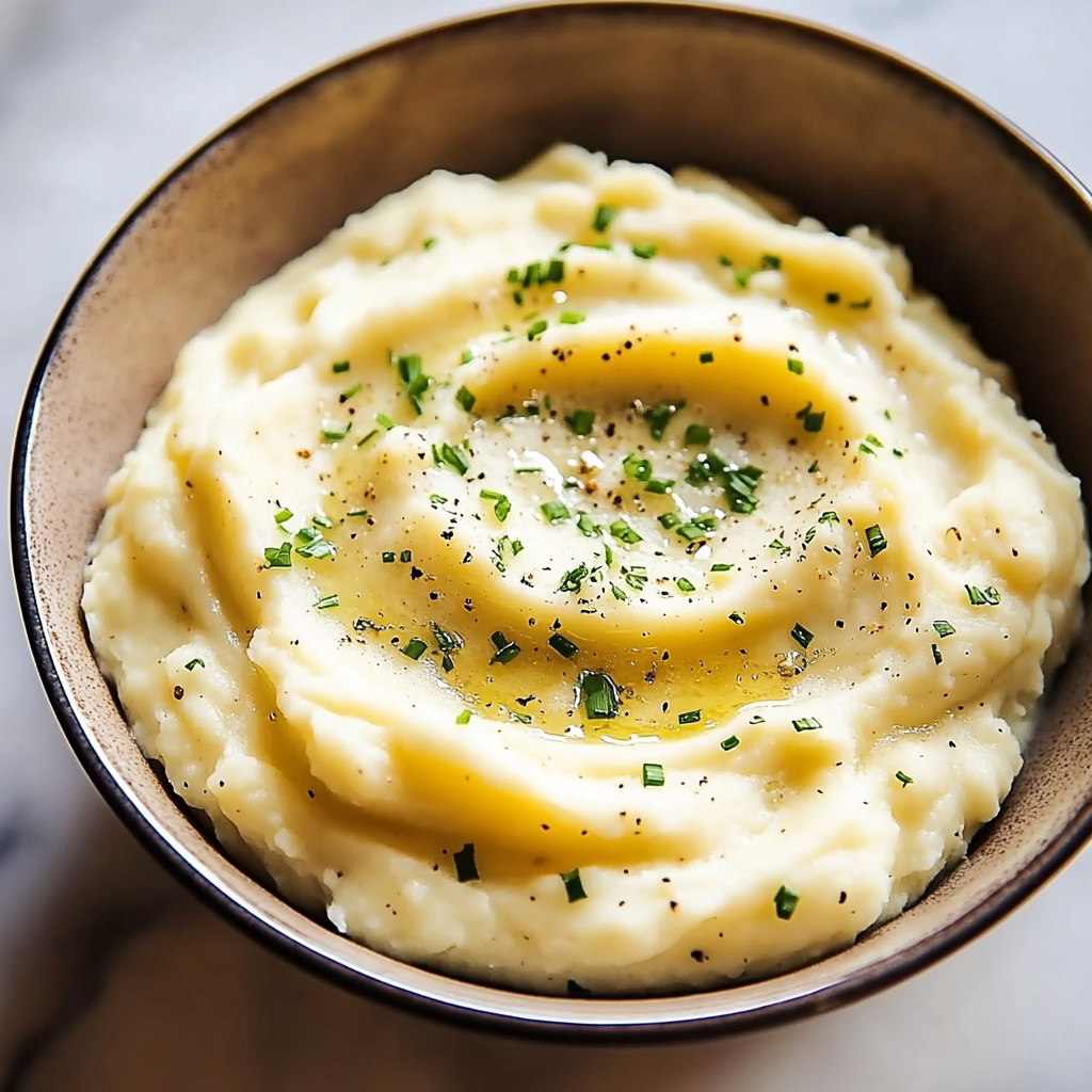 Comforting Sour Cream and Chive Mashed Potatoes