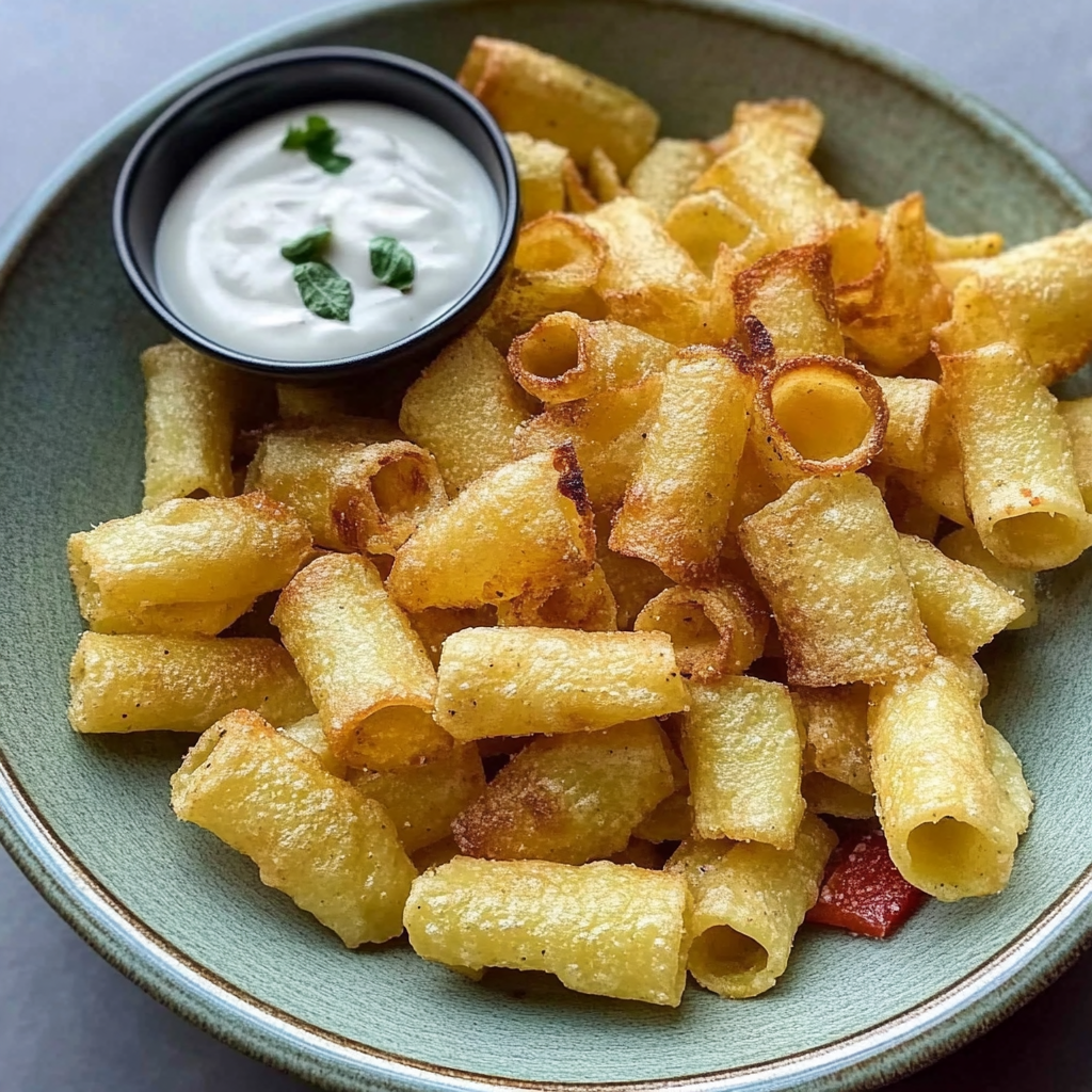 Crispy Pasta Chips