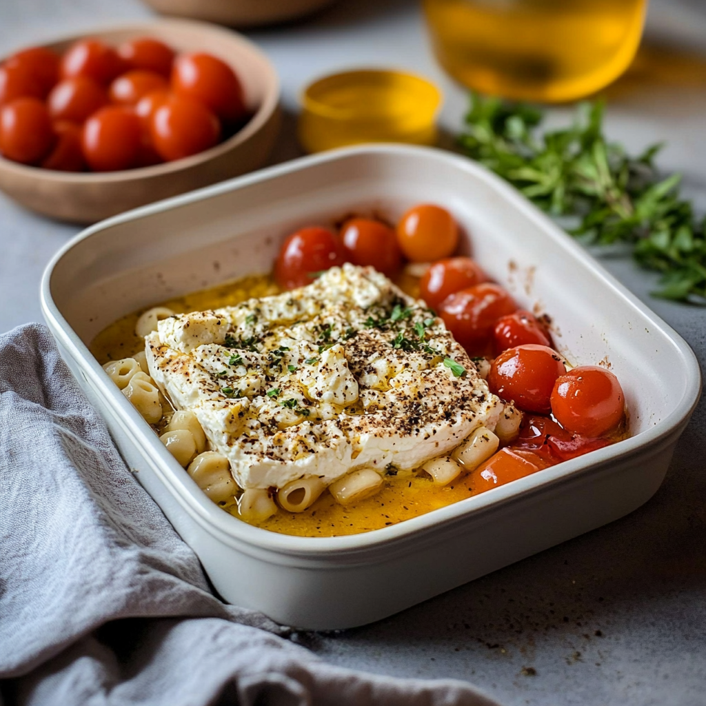 Easy Baked Feta Pasta