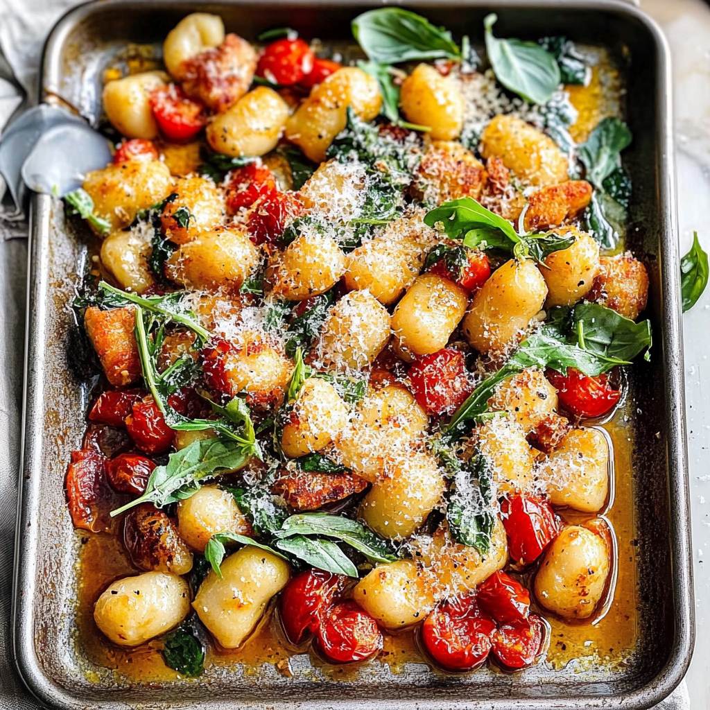 Easy Sheet Pan Gnocchi