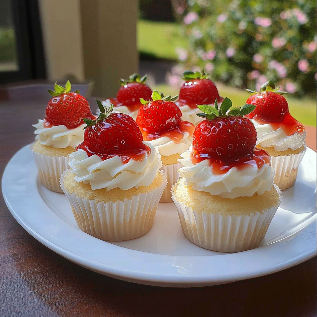 Fun Strawberry Shortcake Cups