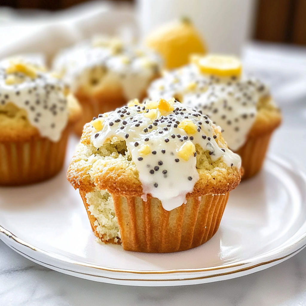 Zesty Lemon Poppyseed Muffins