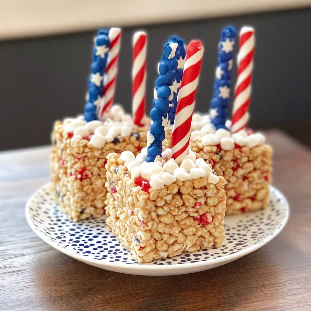 4th of July Rice Krispies Treats