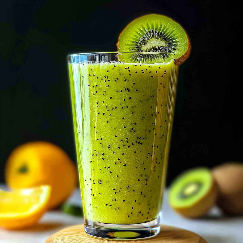 Avocado Kiwi Citrus Smoothie