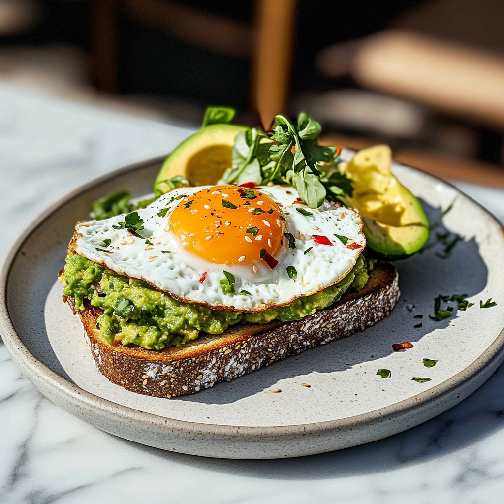 Avocado Toast with Egg Twist