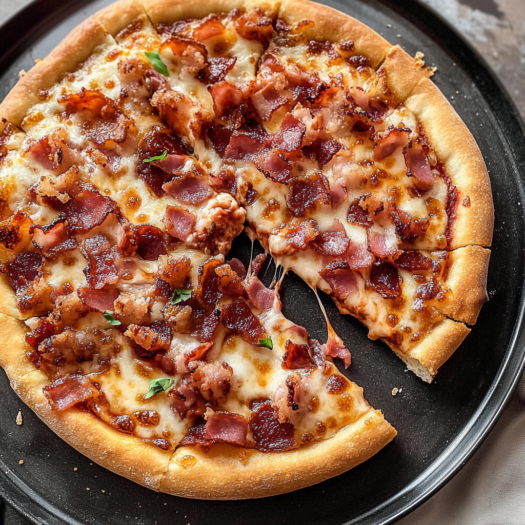 Barbecue Bacon Pizza