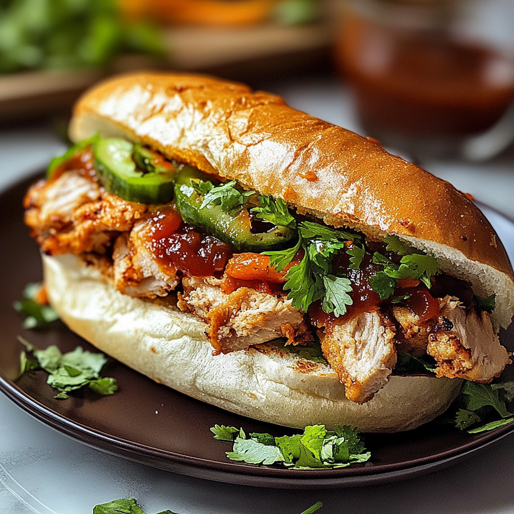 Chicken Torta Sandwich