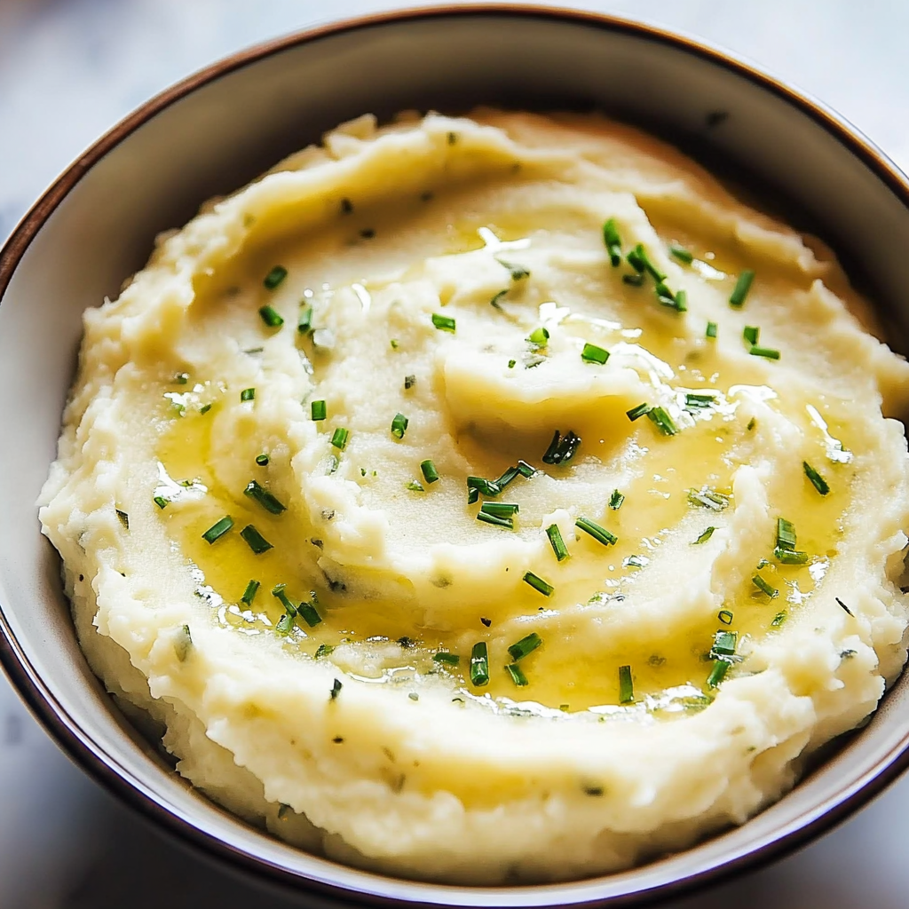 Comforting Sour Cream and Chive Mashed Potatoes