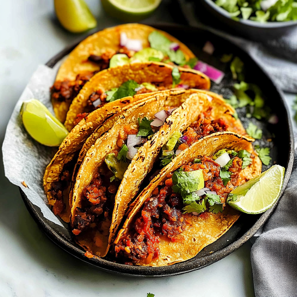 Crispy Black Bean Tacos