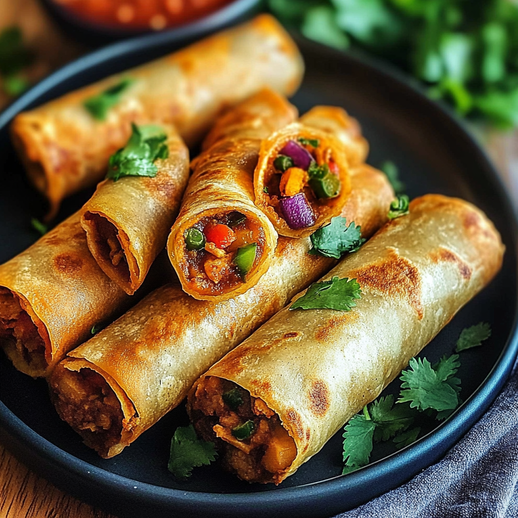 Crispy Vegan Taquitos