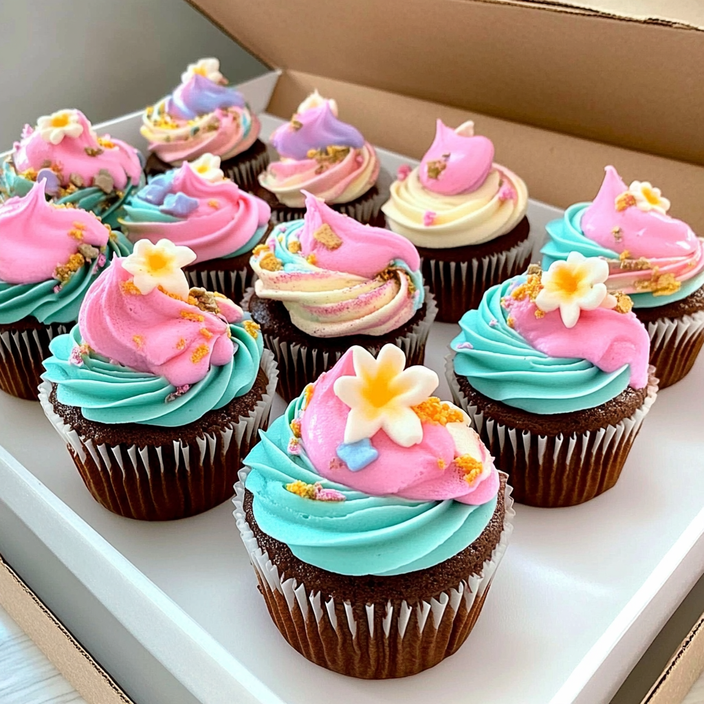 Cute cupcakes for summer parties