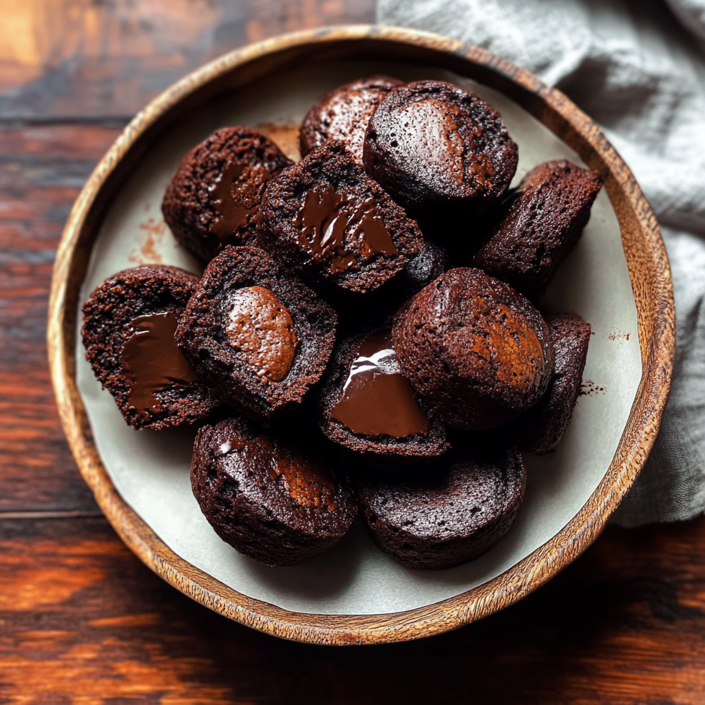Fudgy Espresso Brownie Bites
