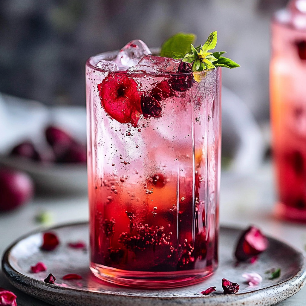 Hibiscus Elderflower Sparkling Tea
