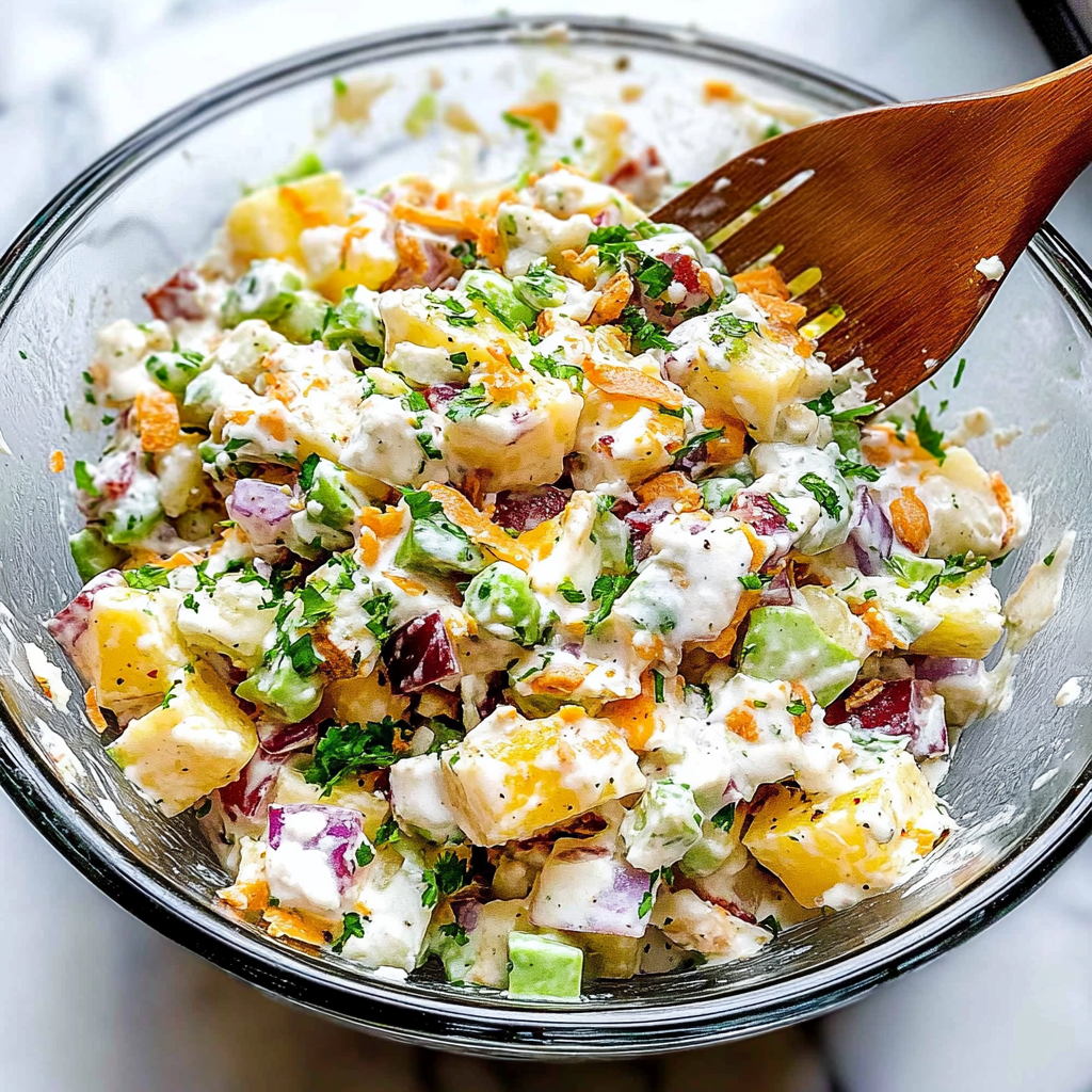 Loaded Potato Salad (a Baked Potato Salad!), Easy Summer Salad Recipe