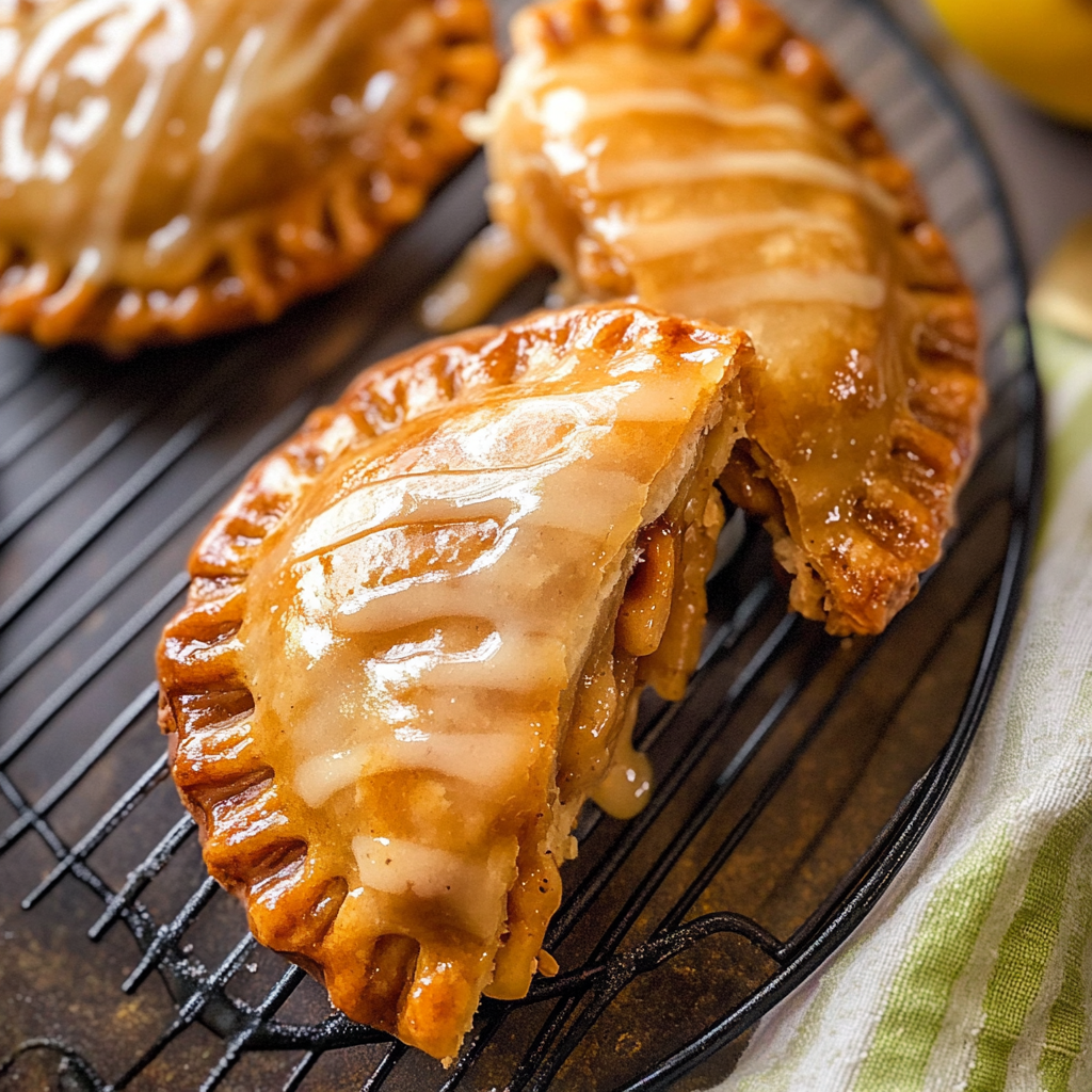 Maple Brown Butter Glazed Amish Apple Fry Pies