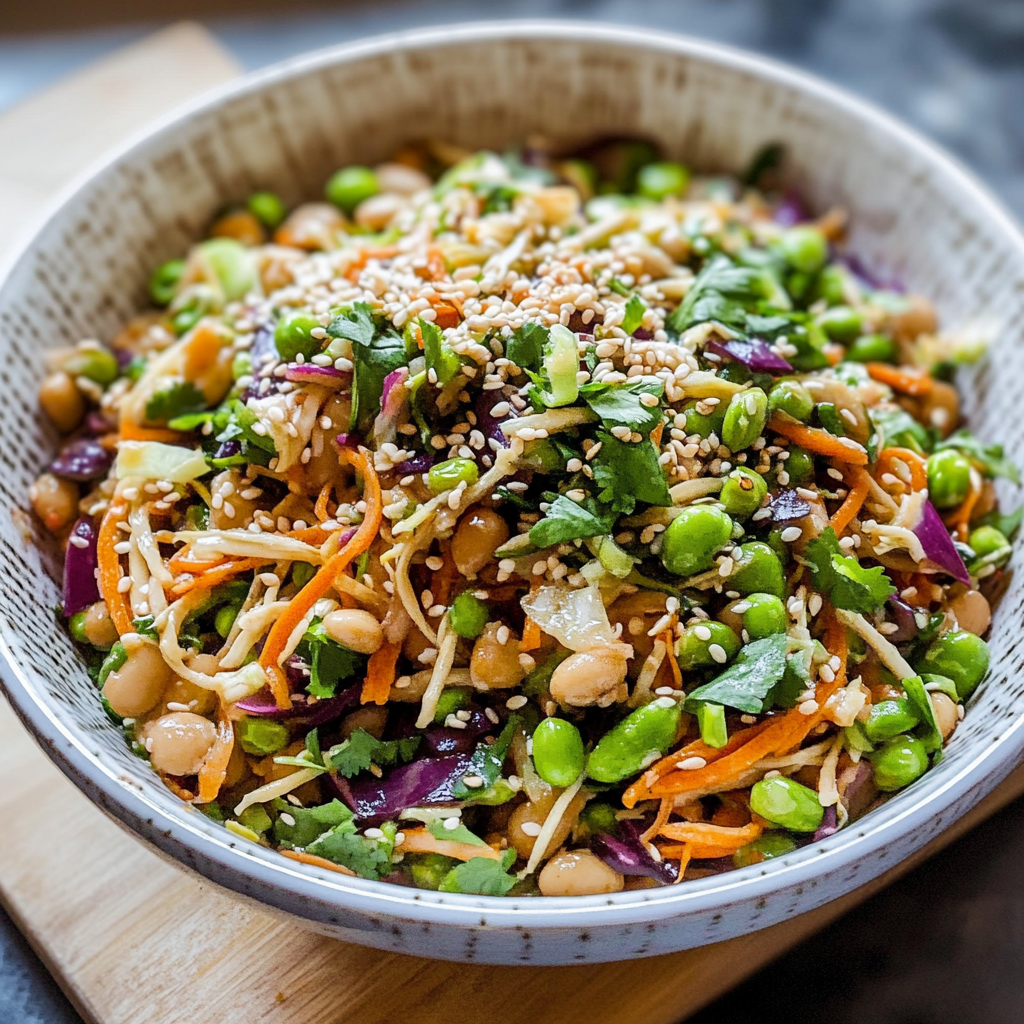 Miso Sesame Dense Bean Salad