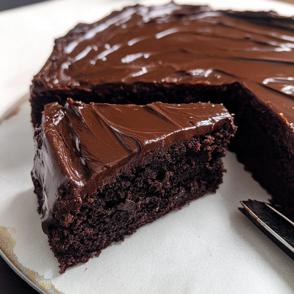 Moist & Fudgy Chocolate Cake (One-Bowl)
