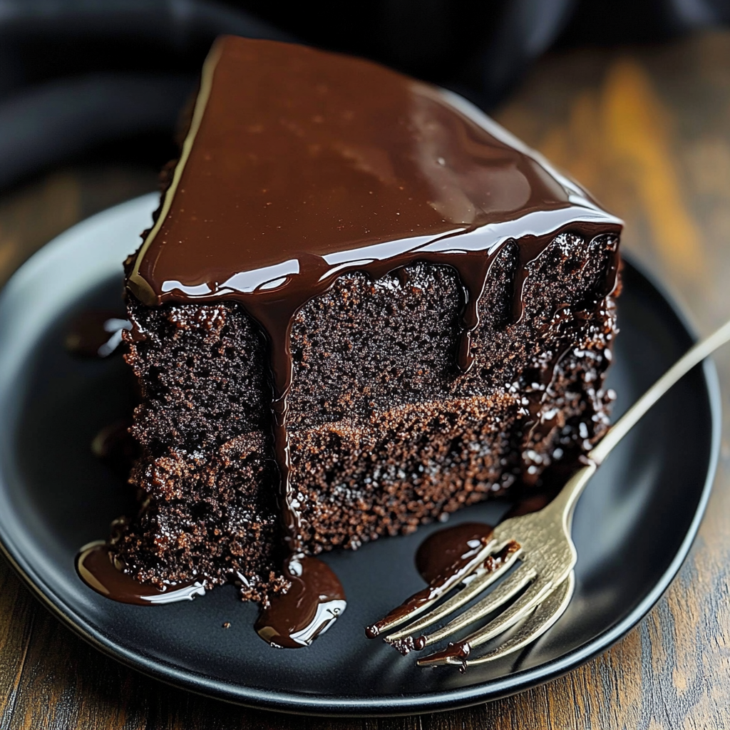 Moist chocolate cake without Guinness