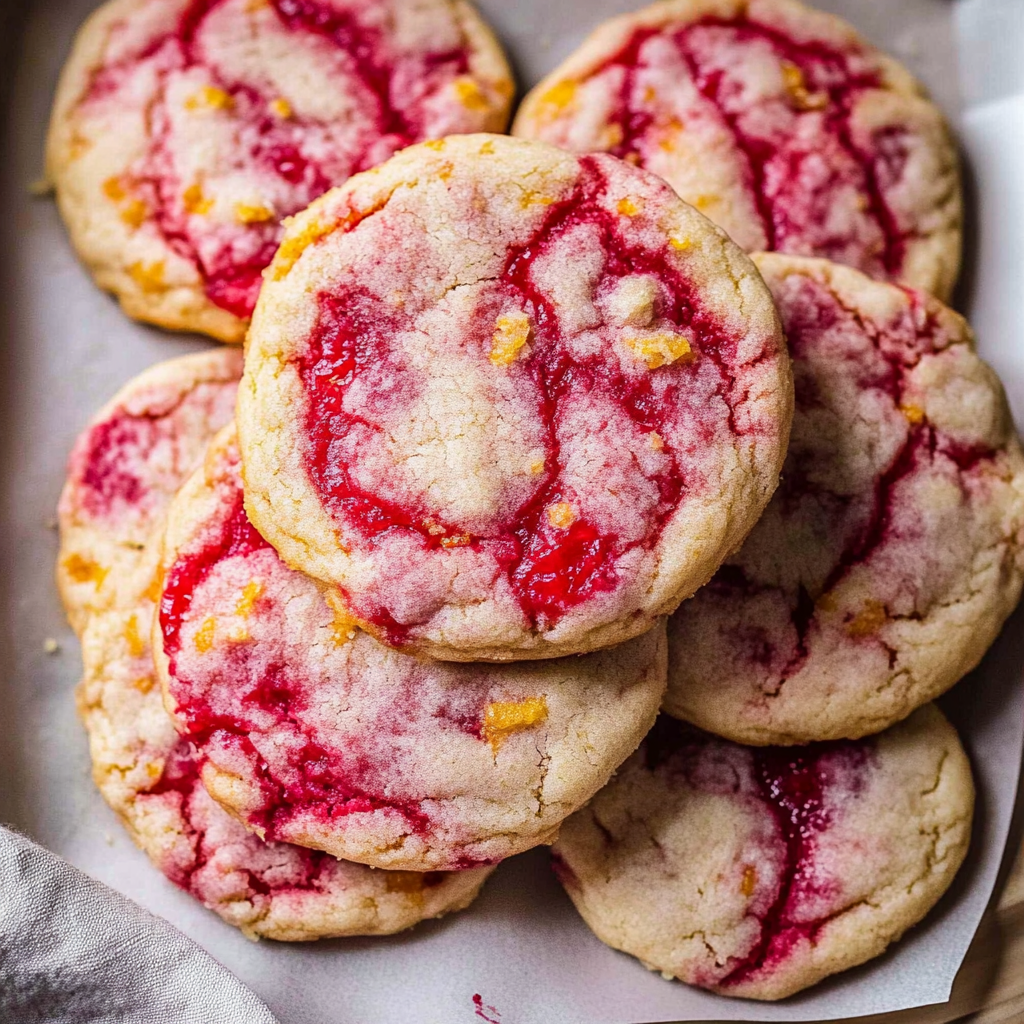 Raspberry Lemonade Cookies