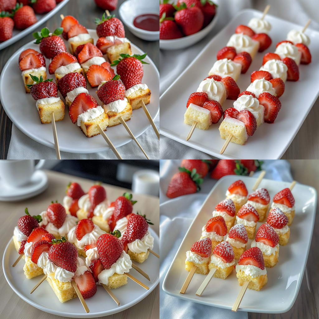 Strawberry Shortcake Kabobs Recipe