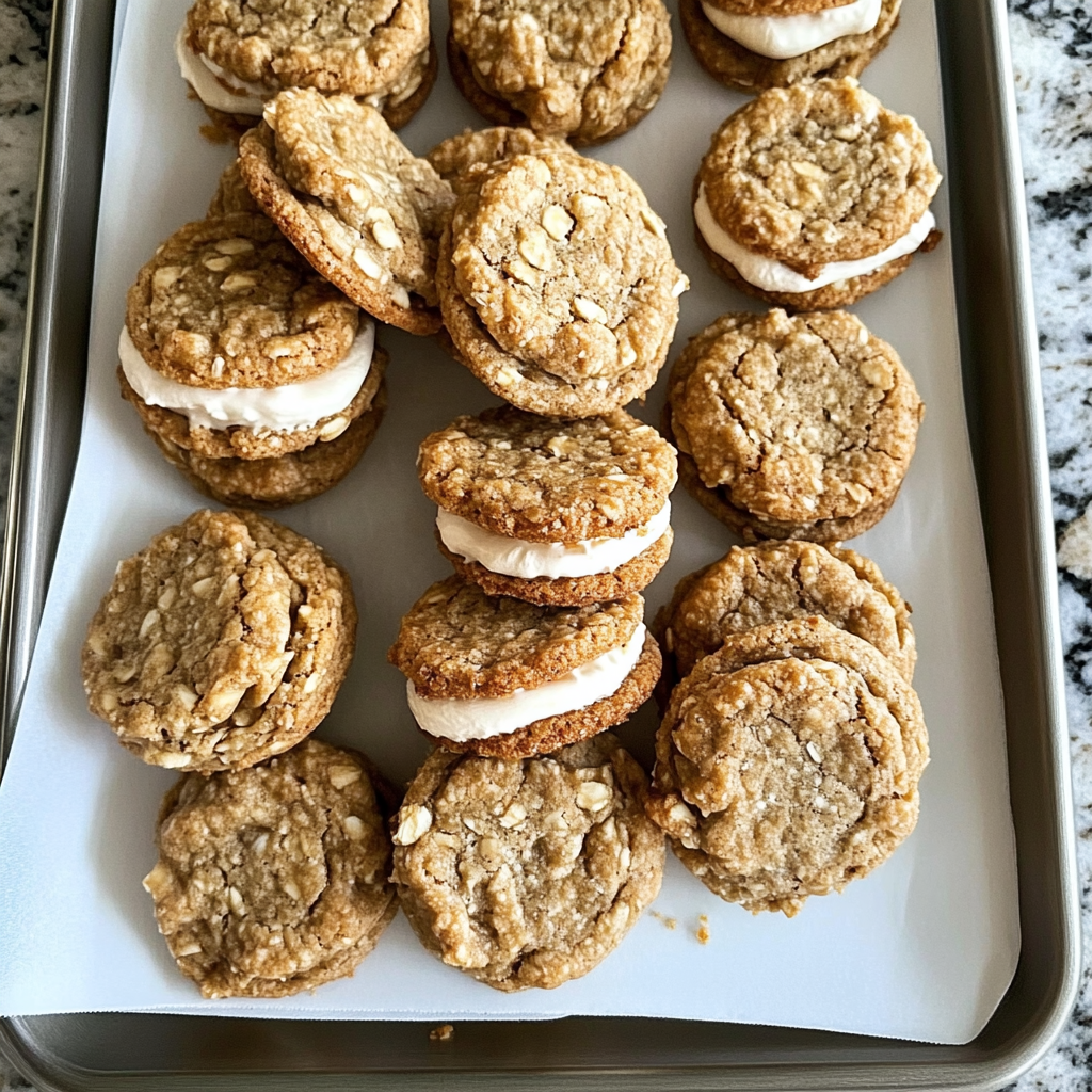 Tiny Oatmeal Cream Pies