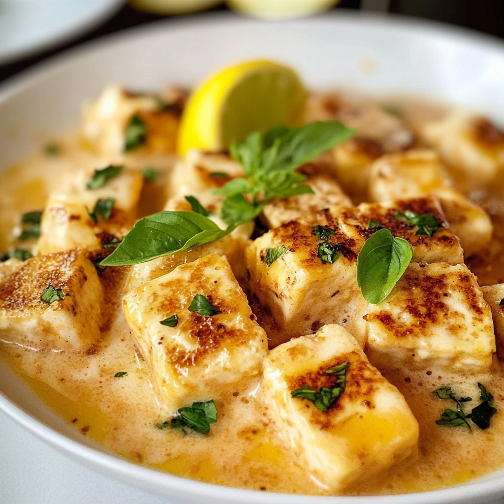 Vegan Chicken Francese (Tofu Francese)
