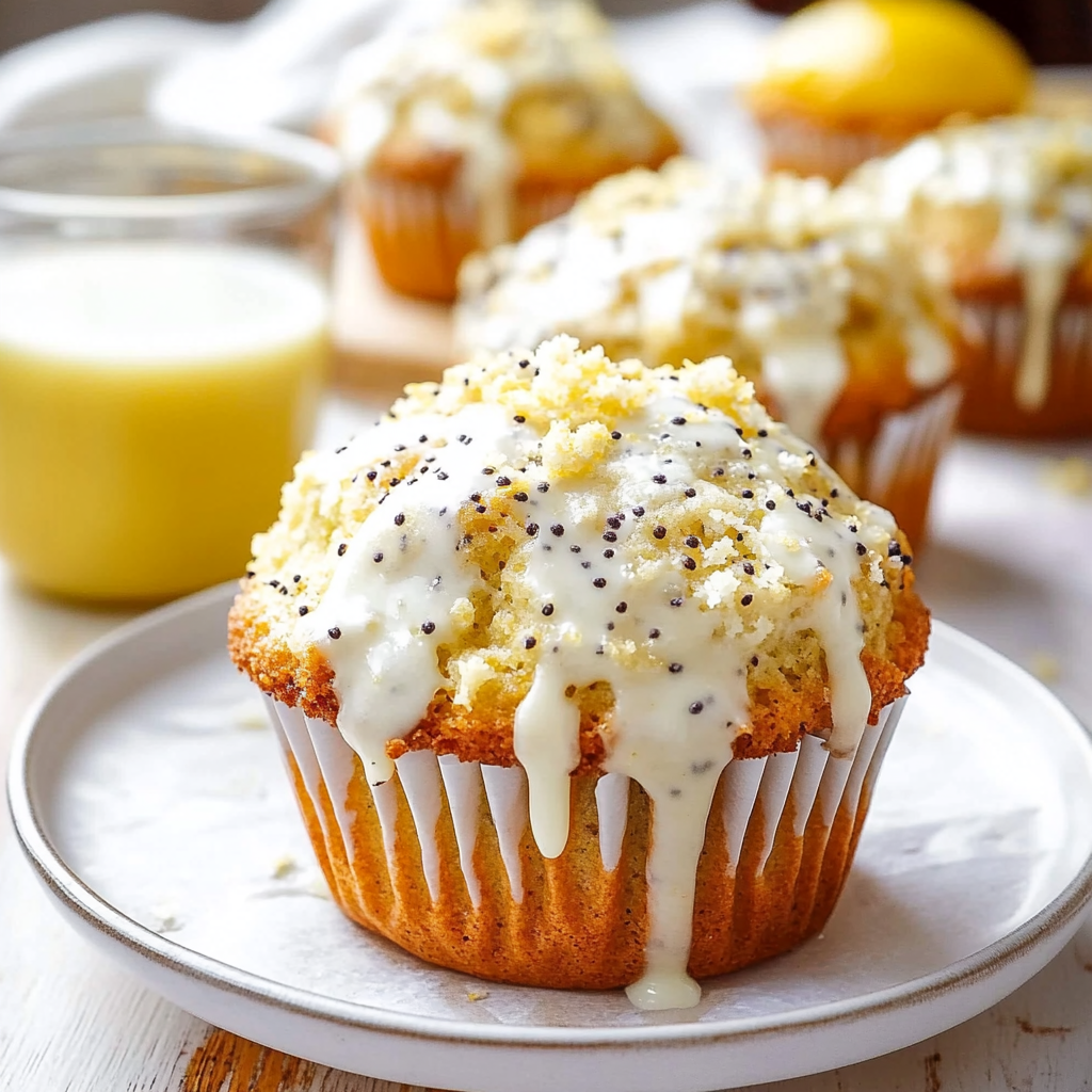 Zesty Lemon Poppyseed Muffins