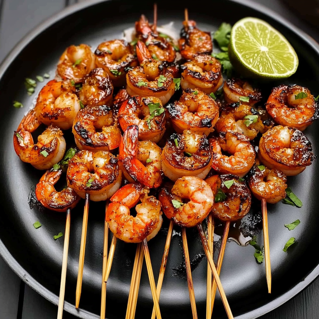 grilled shrimp skewers