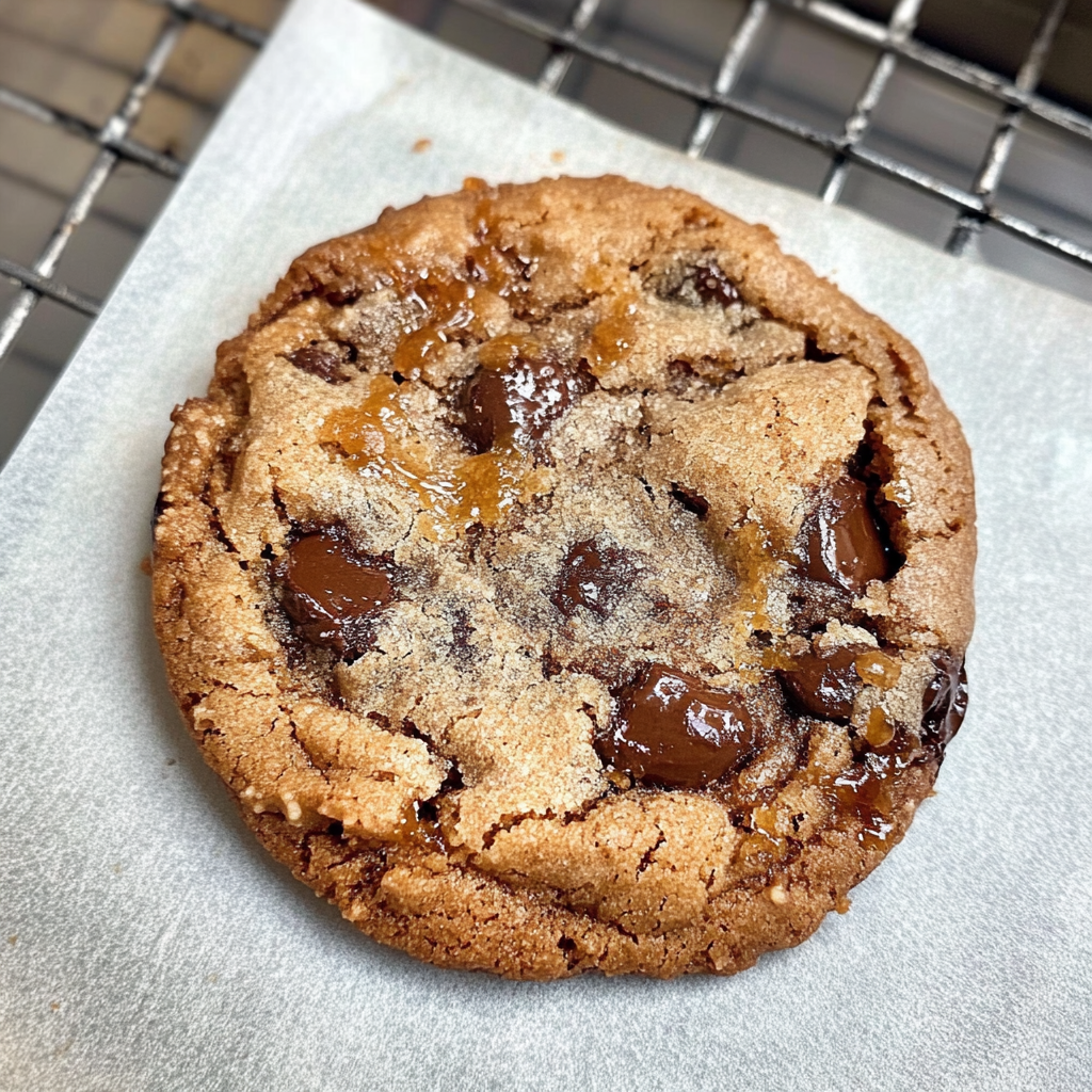 Browned Butter Miso Toffee Chocolate Chip Cookies