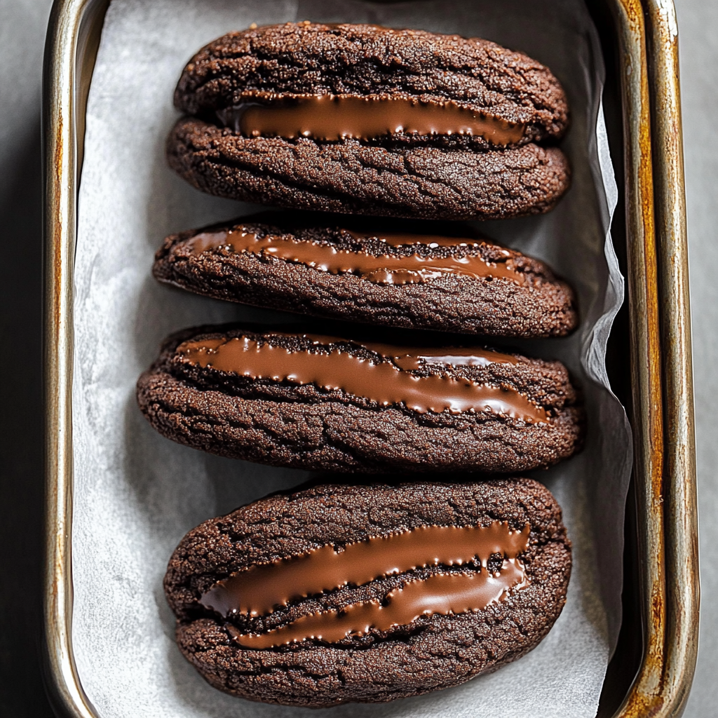 Chewy Chocolate Gingerbread Cookies