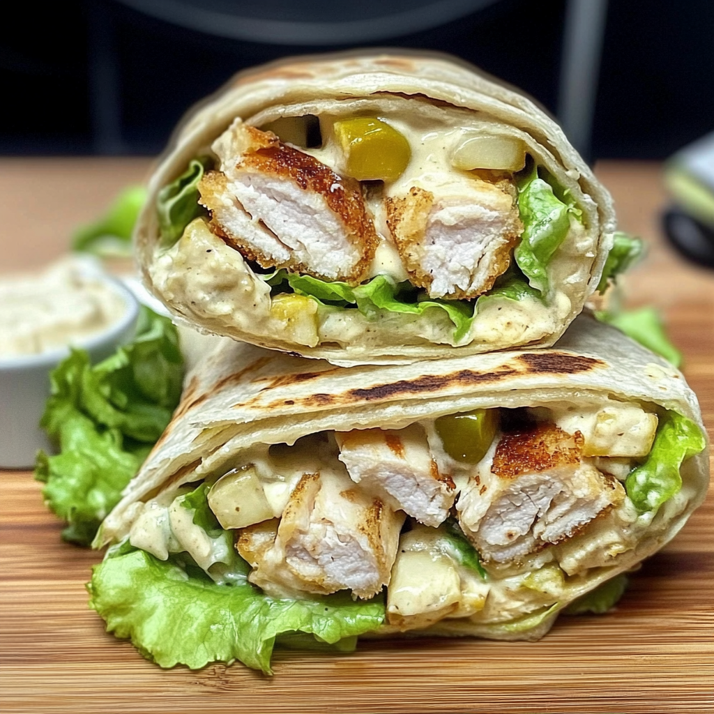 Chicken Caesar Wraps