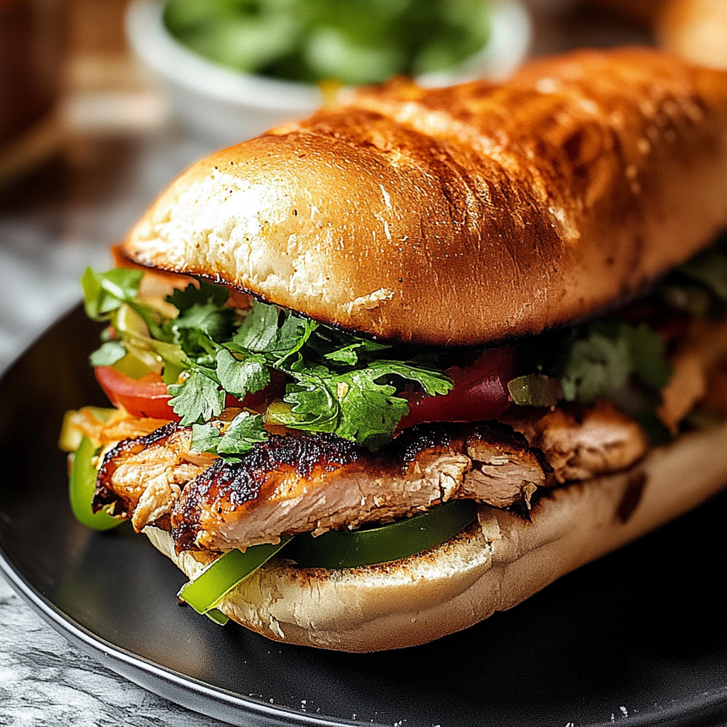 Chicken Torta Sandwich
