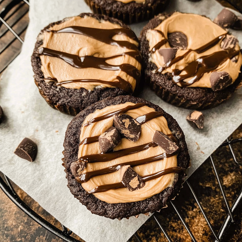 Chocolate Peanut Butter Cup Cookies