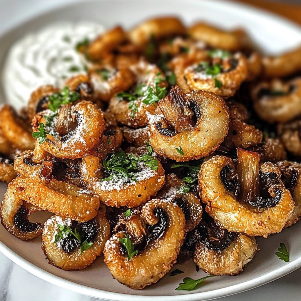 Crispy Fried Mushrooms Recipe