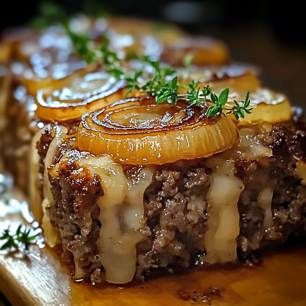 French Onion Meatloaf
