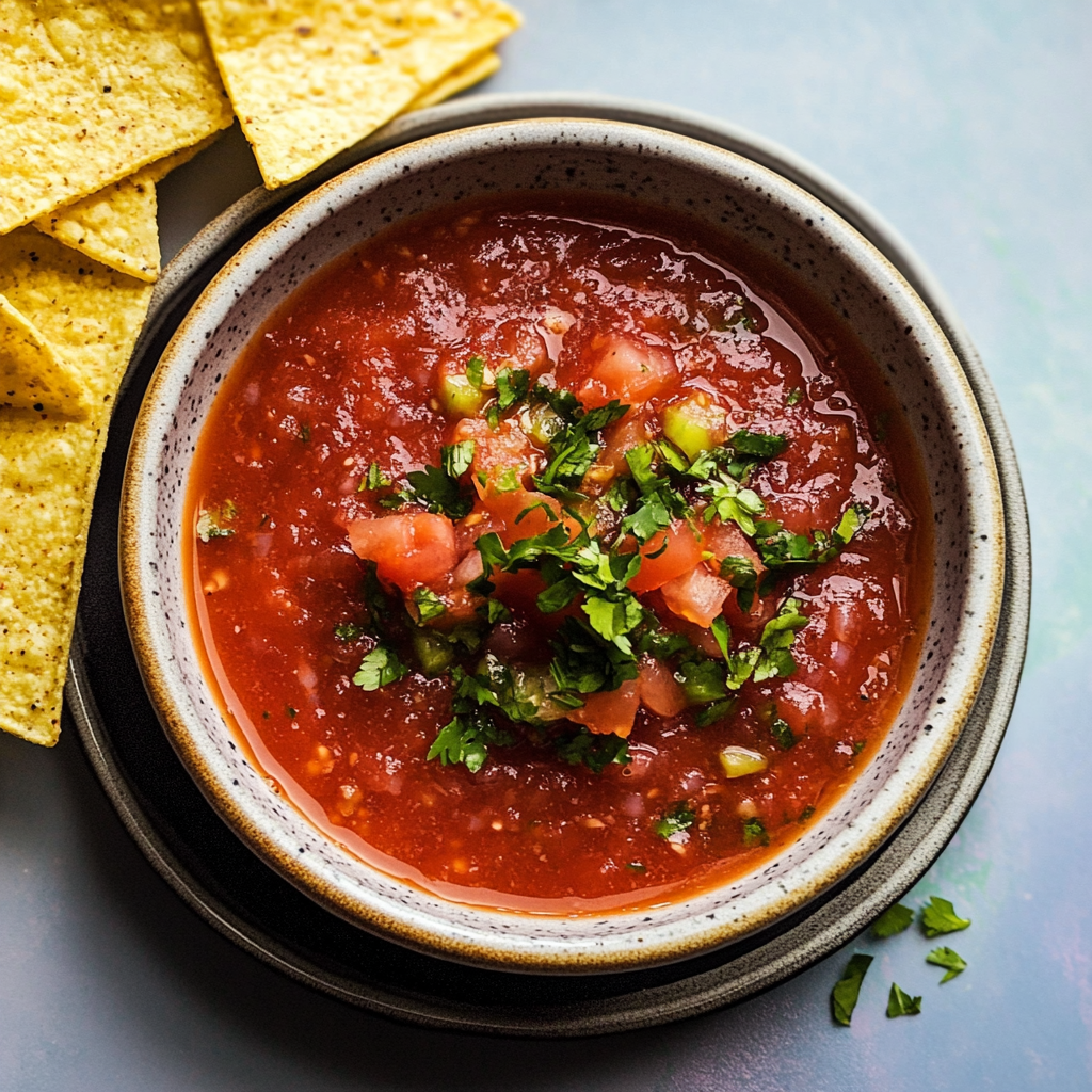 Fresh Tomato Blender Salsa