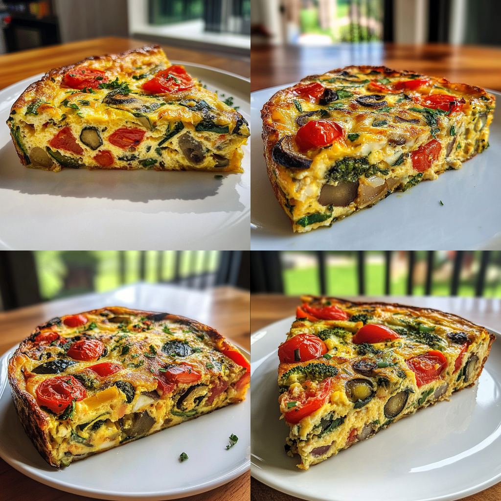 Garden Veggie Frittata: A 150-Calorie Delight