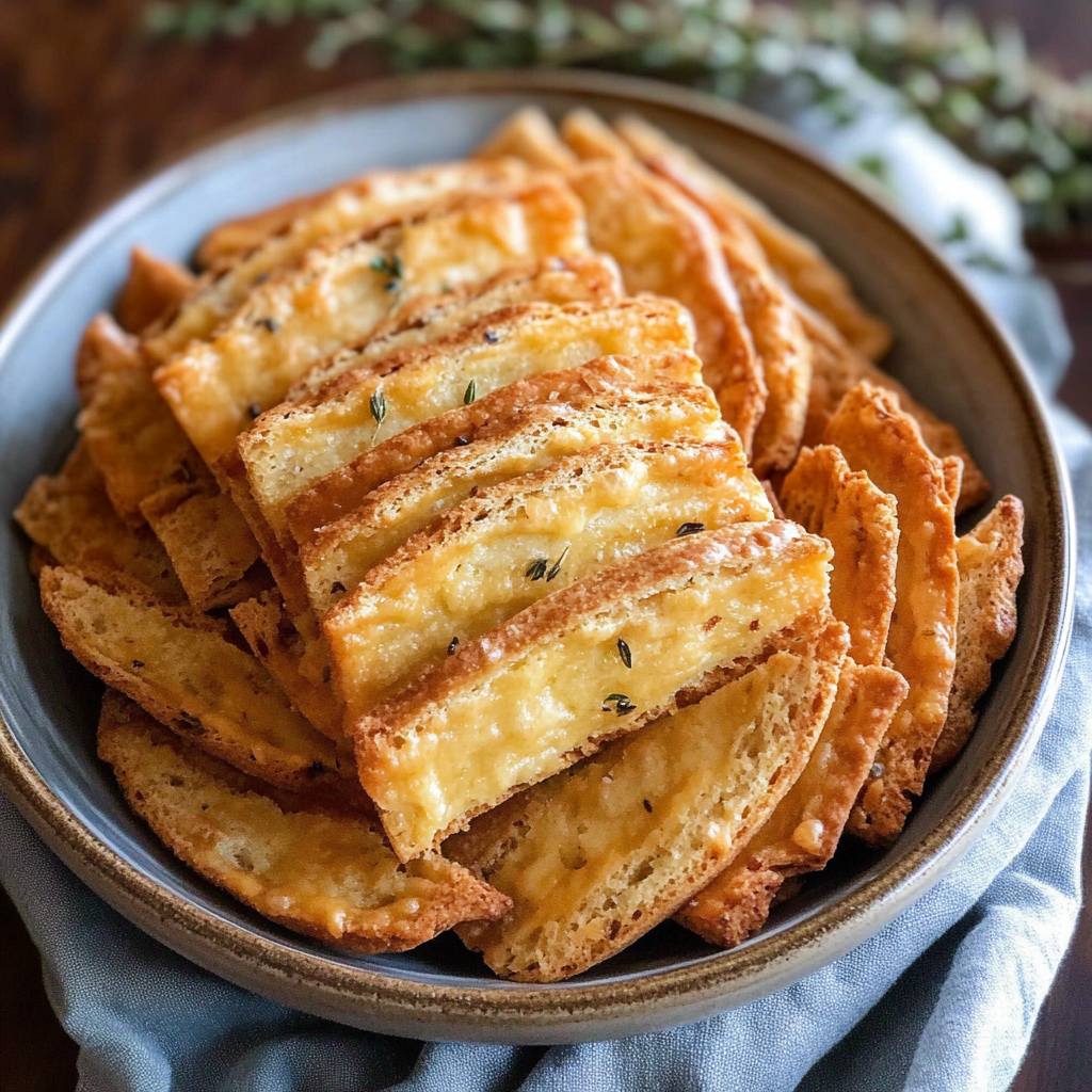 HOMEMADE CHEESE CRACKERS
