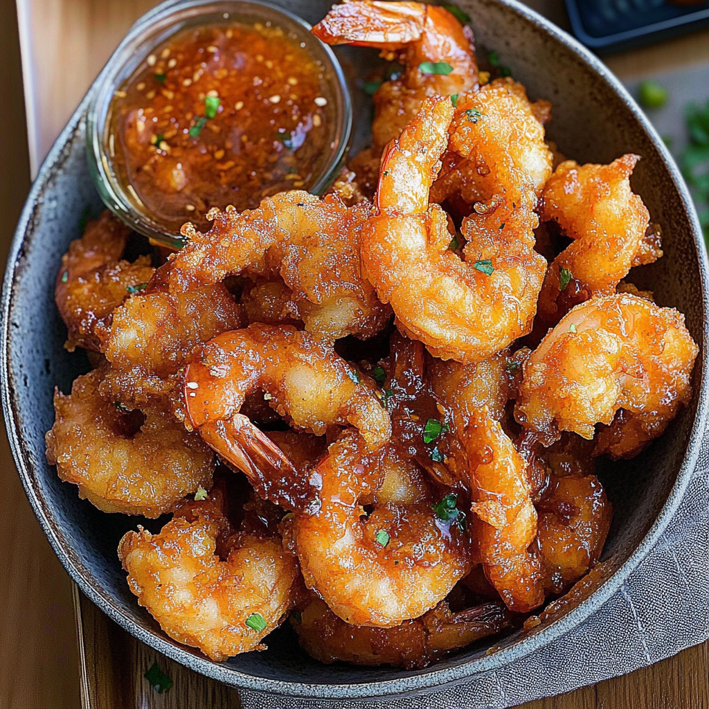Hot Honey Fried Shrimp
