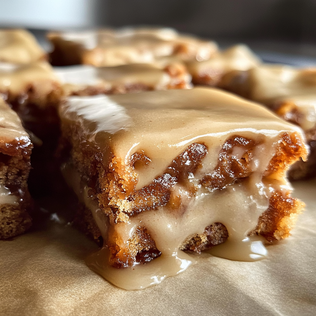 Salted Caramel Brown Sugar Cinnamon Sourdough Pop Tart Bars