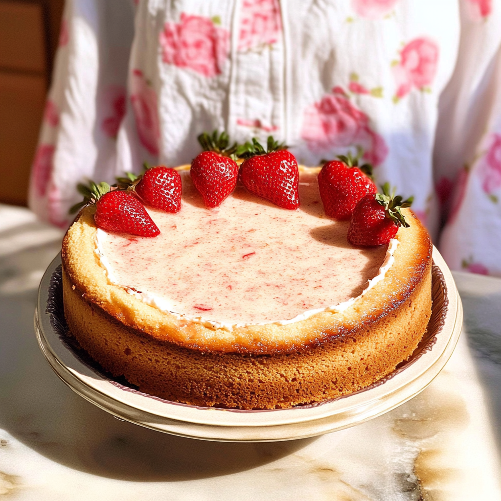 Strawberry Butter Cake
