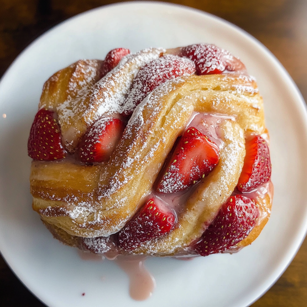 Strawberry Donut Babka