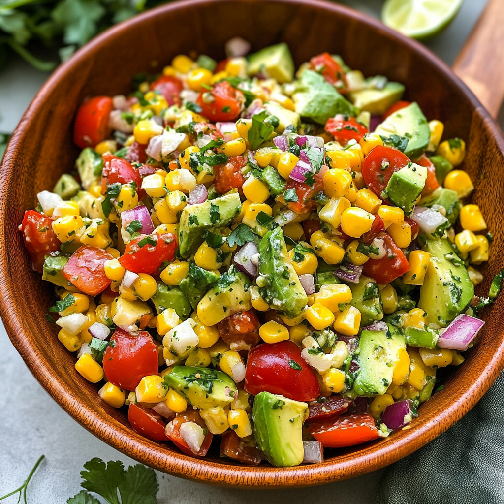 Summer Corn Salad with Avocado