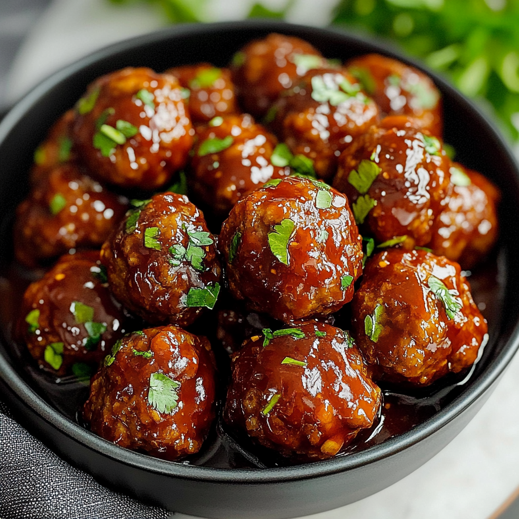 Sweet Chili Meatballs Crockpot