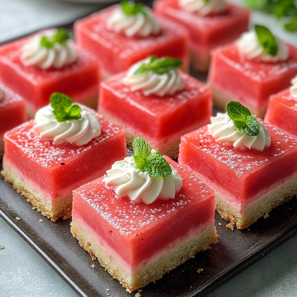 Watermelon Dream Squares Recipe