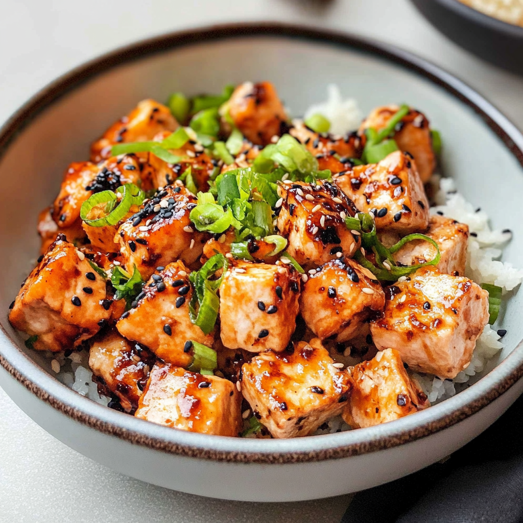 Bang Bang Salmon Bites Bowls