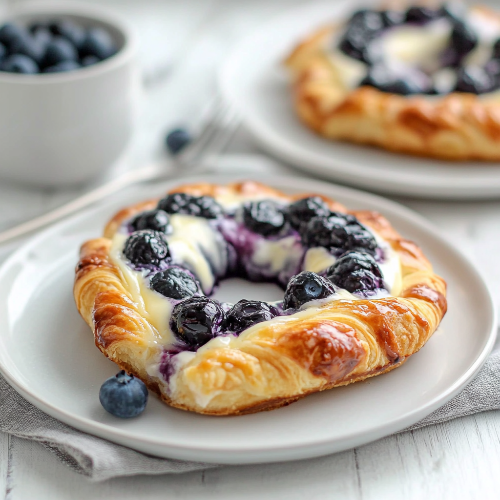 Blueberry Cream Cheese Danish: Bakery-Style Goodness