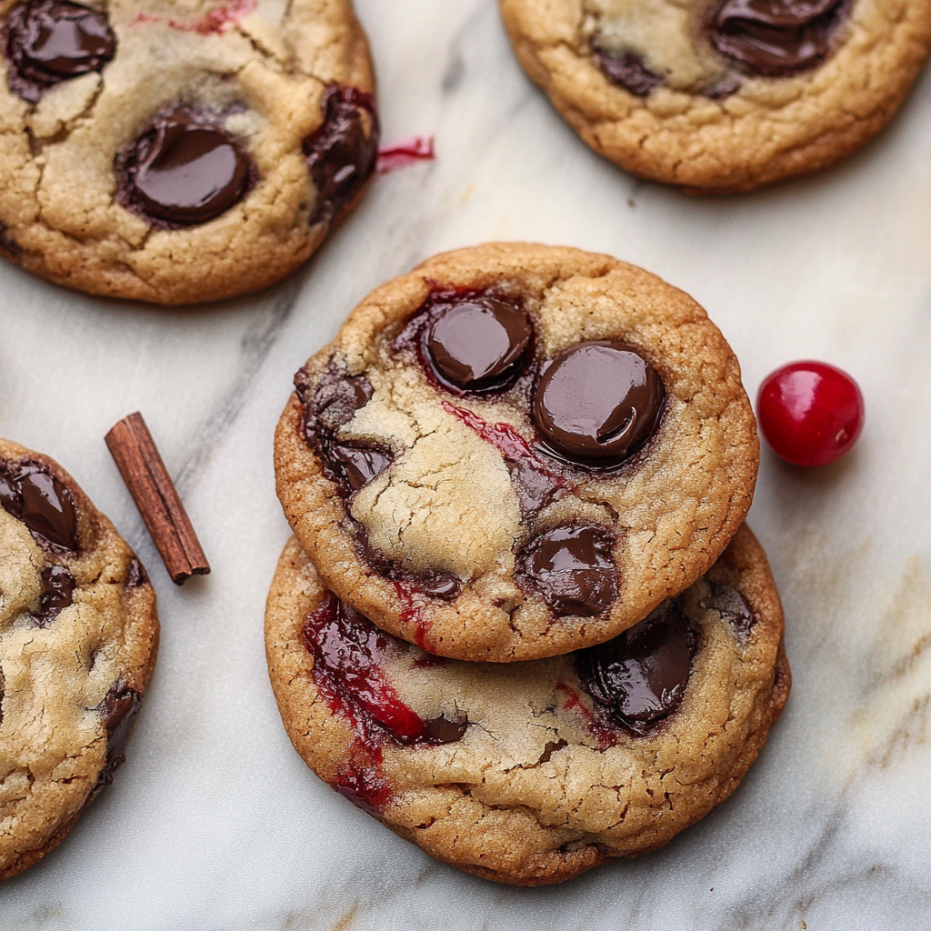 Brown Butter Cherry Dark Chocolate Chunk Cookies — SWEET MELI BAKERY