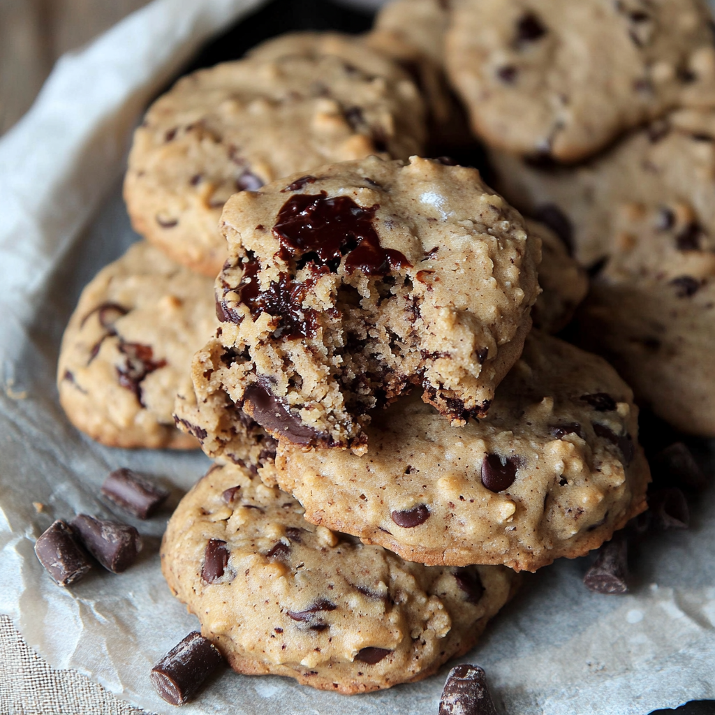 Cappuccino Oatmeal Cacao Nib Cookies